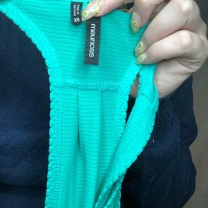 Teal blue tank top from Maurices size XS